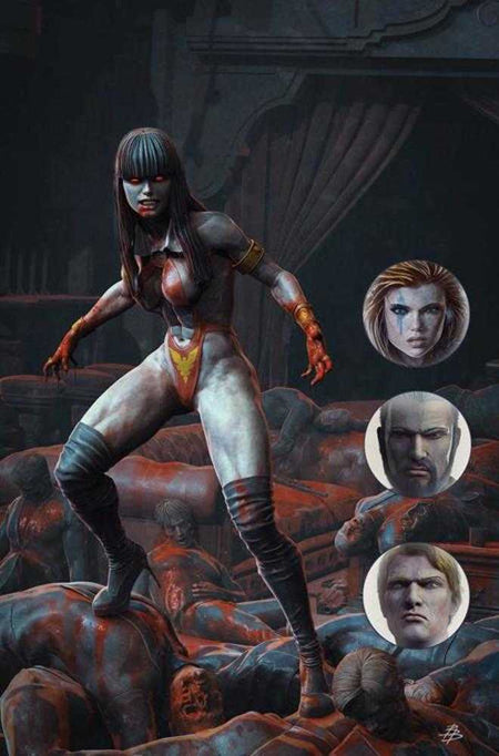 Giant Sized Savage Tales One Shot CVR J Inc 1:15 Bjorn Barends Vampirella Full Art Variant 04/29/26