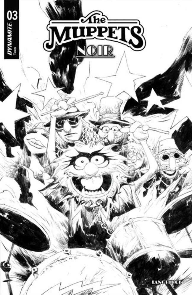 Muppets Noir #3 CVR D 1:10 Jae Lee Line Art Variant 05/06/26