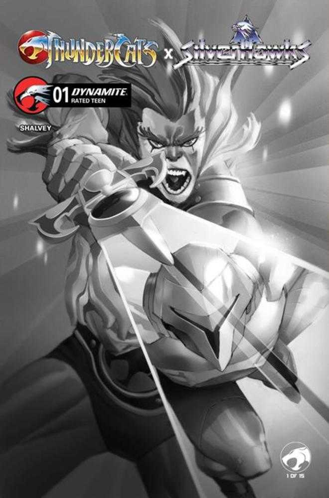 Thundercats X Silverhawks #1 CVR K Inc 1:20 Eric Canete Black & White Variant 04/08/26