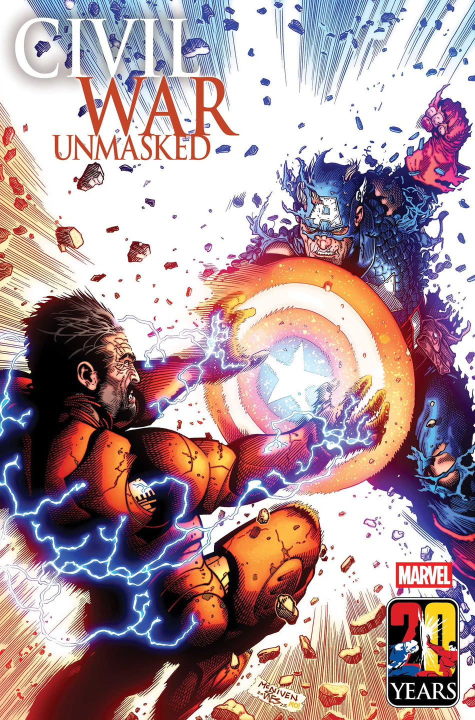 Civil War Unmasked #1 Steve McNiven 1:25 Variant Incentive Ratio 05/06/26