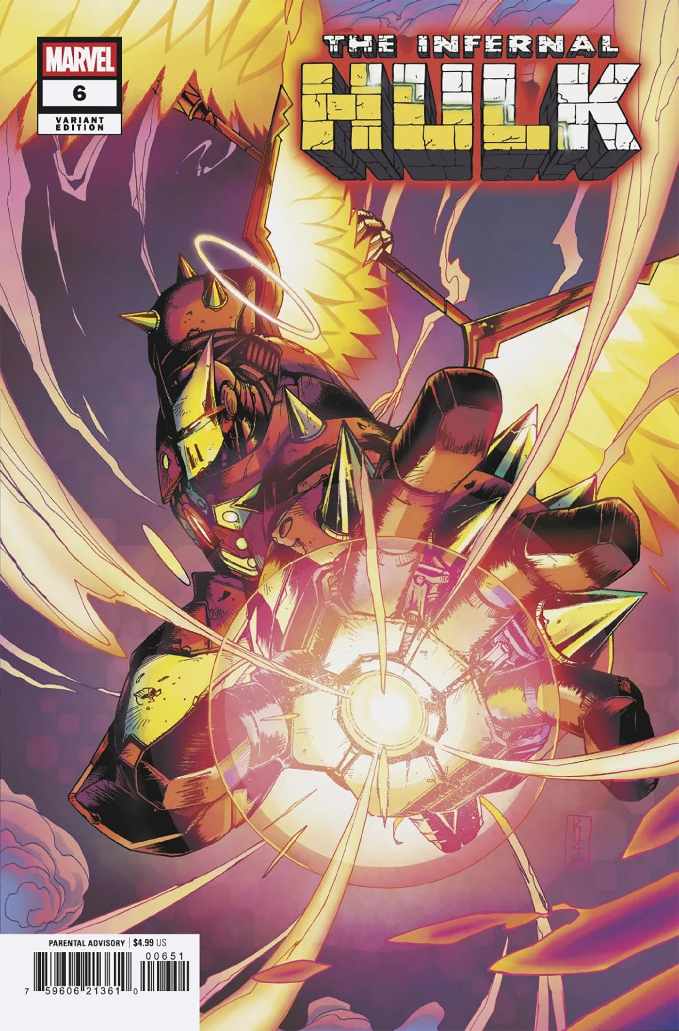 Infernal Hulk #6 Kei Zama Hellbuster Armor Variant 04/22/26