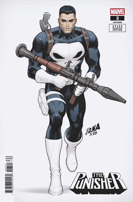 Punisher #3 David Nakayama Color Block White Variant 04/29/26
