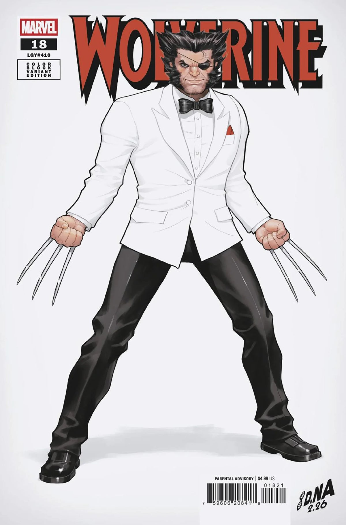 Wolverine #18 David Nakayama Color Block White Variant 04/08/26