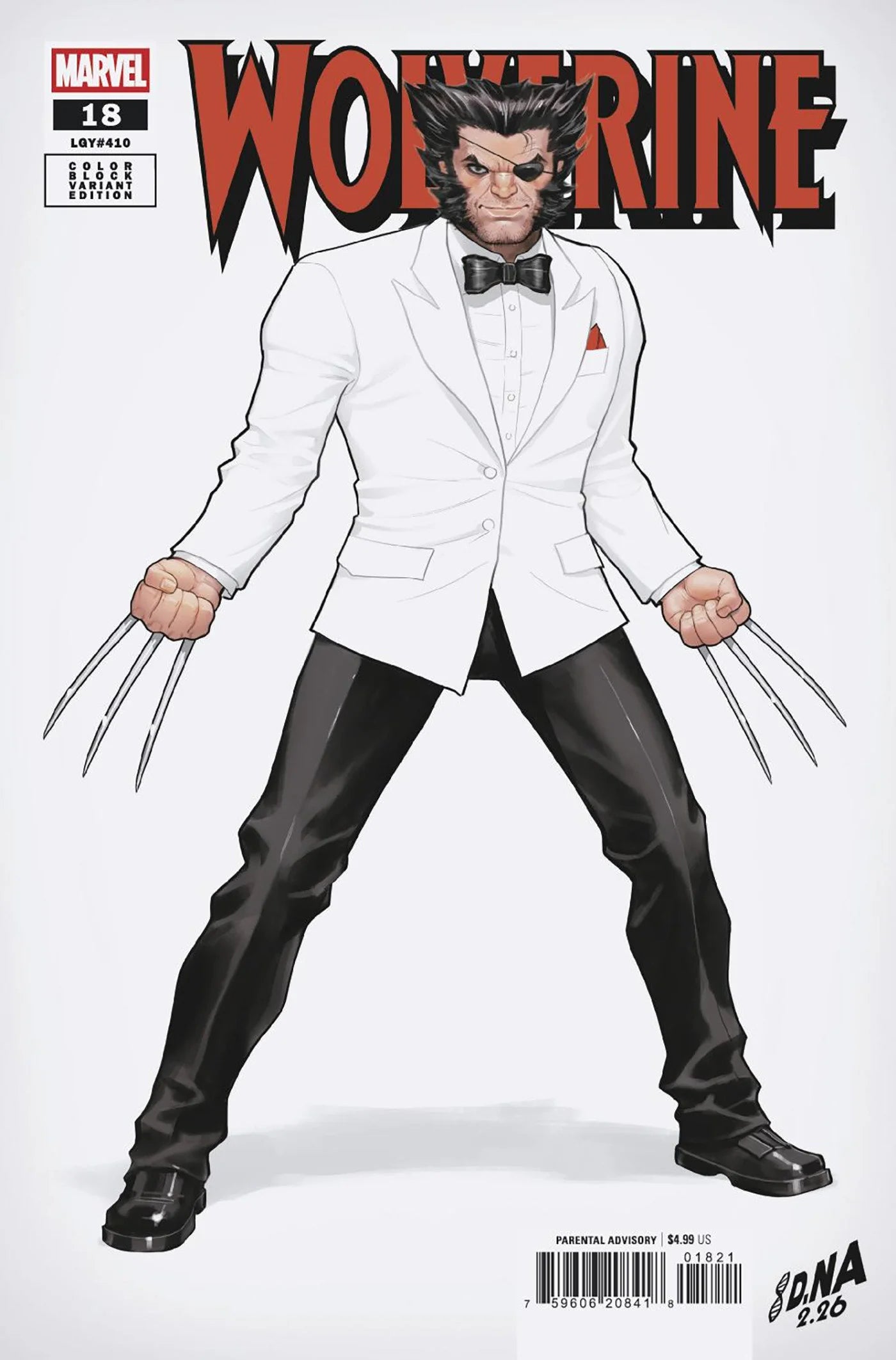 Wolverine #18 David Nakayama Color Block White Variant 04/08/26