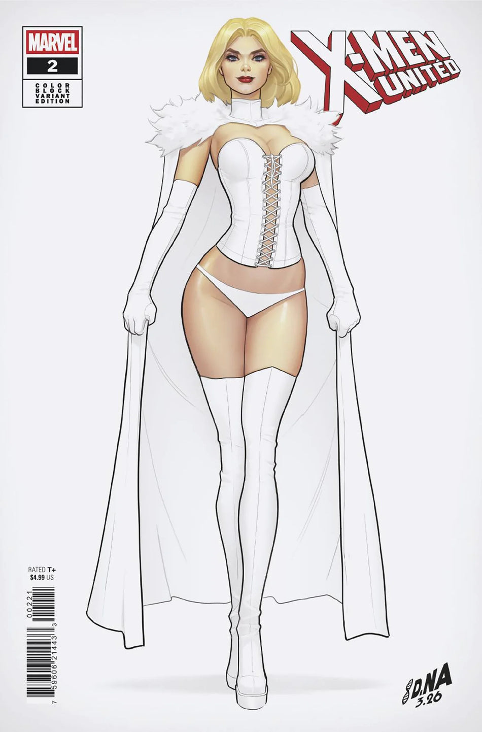 X-Men United #2 David Nakayama Color Block White Variant 04/15/26