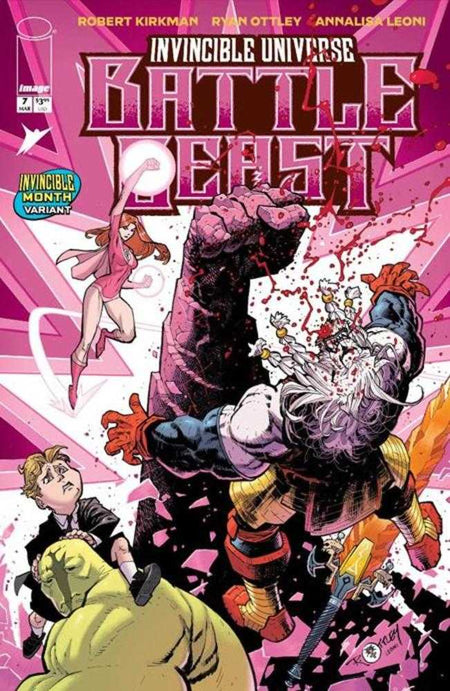 Battle Beast #7 CVR H Ryan Ottley & Annalisa Leoni Invincible Team Up Variant 03/18/26