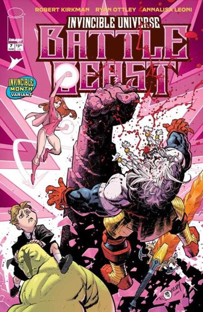 Battle Beast #7 CVR H Ryan Ottley & Annalisa Leoni Invincible Team Up Variant 03/18/26
