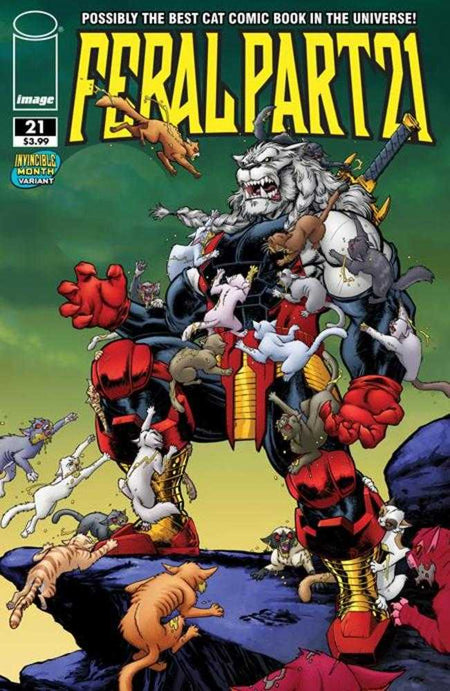 Feral #21 CVR E Tony Fleecs & Trish Forstner Invincible Team Up Variant 03/25/26