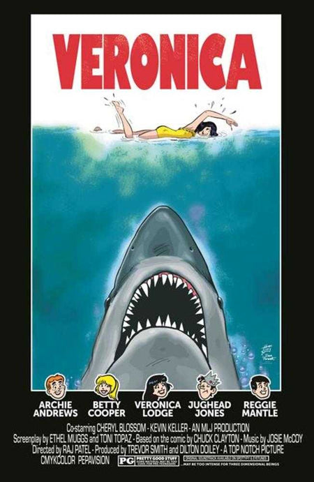 Archies TV Laugh Out #79 Facsimile Edition CVR C Dan Parent Rosario Tito Pena Veronica Movie Poster Foil Variant Limited To 1000 Copies 05/27/26