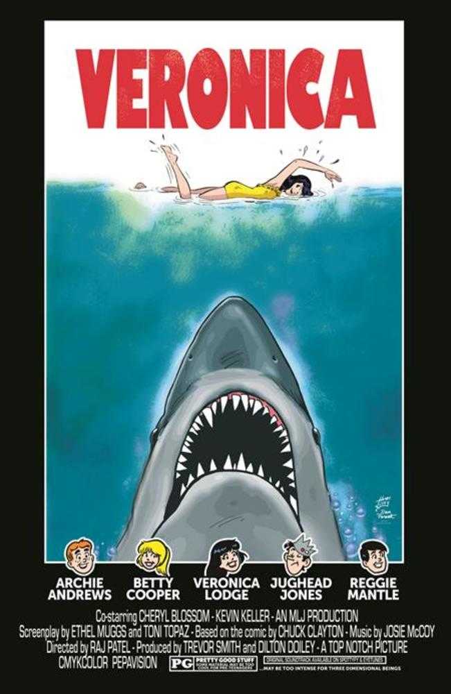 Archies TV Laugh Out #79 Facsimile Edition CVR C Dan Parent Rosario Tito Pena Veronica Movie Poster Foil Variant Limited To 1000 Copies 05/27/26