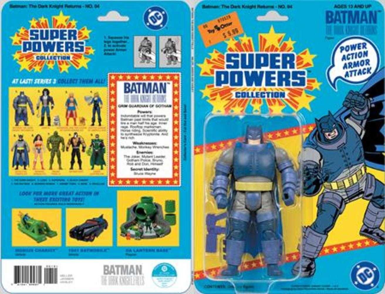 Batman the Dark Knight Returns #4 Facsimile Edition CVR B Jason Geyer & Alex Saviuk Dark Knight Returns Armored Super Powers Action Figure Card Stock Variant 05/27/26 (Of 4)