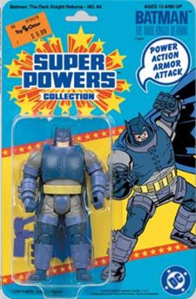 Batman the Dark Knight Returns #4 Facsimile Edition CVR B Jason Geyer & Alex Saviuk Dark Knight Returns Armored Super Powers Action Figure Card Stock Variant 05/27/26 (Of 4)