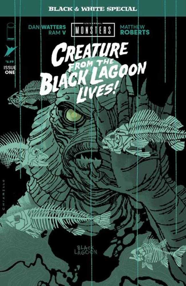 Universal Monsters Creature From the Black Lagoon Lives Black & White Special #1 CVR B Mark Chiarello Variant 05/27/26 (Of 2)