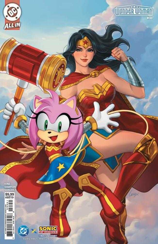 Wonder Woman #33 CVR E Lesley Leirix Li DC X Sonic Card Stock Variant 05/20/26