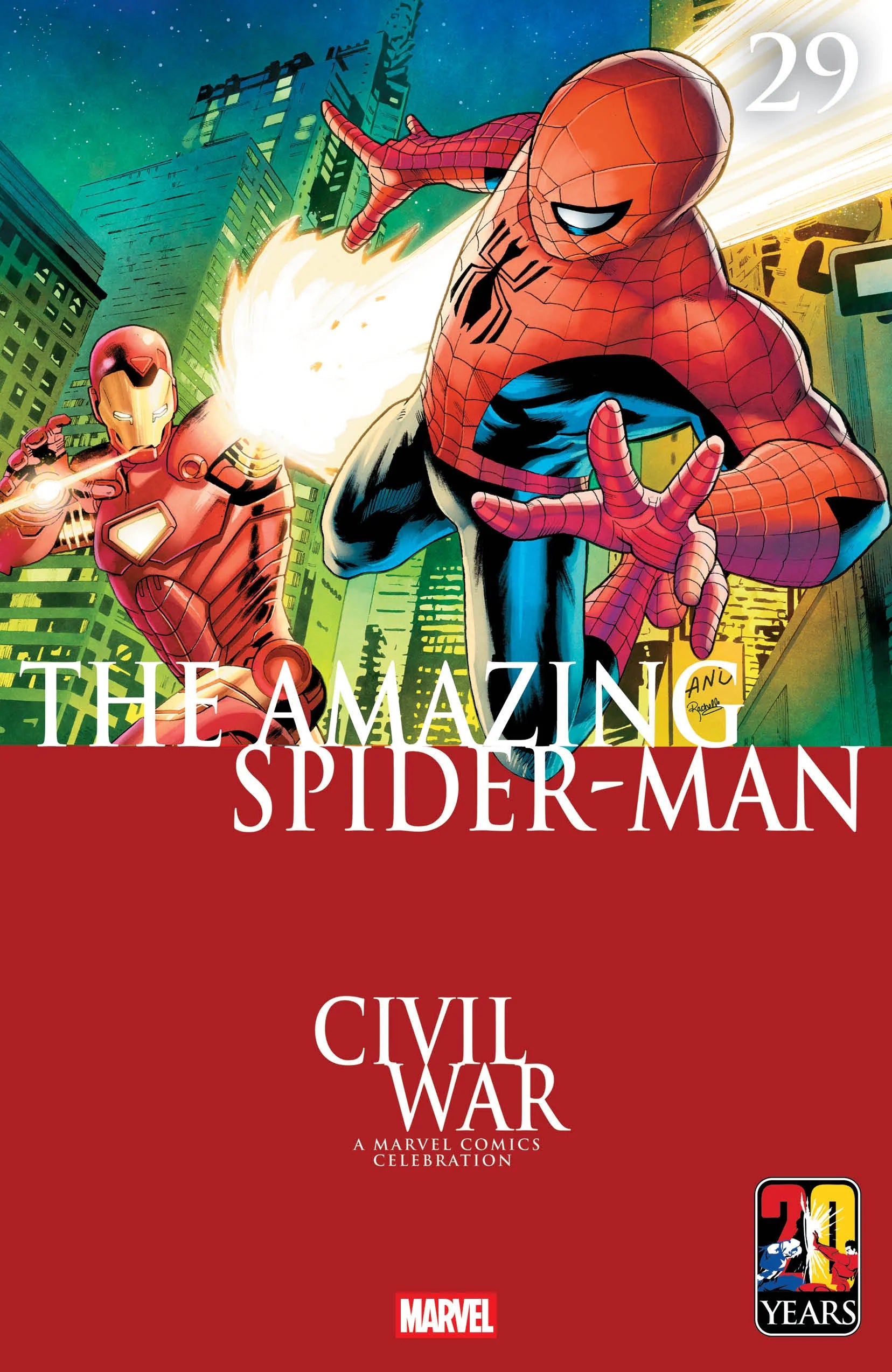 Amazing Spider-Man #29 Greg Land Civil War Celebration Variant 05/20/26