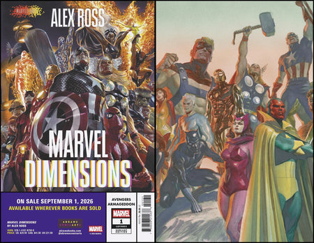 Avengers Armageddon #1 Alex Ross Marvel Dimensions Variant 06/10/26