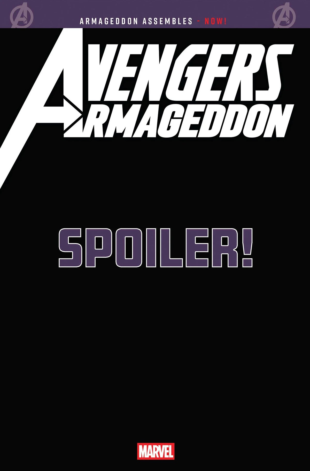Avengers Armageddon #1 Marco Checchetto Spoiler Variant 06/10/26