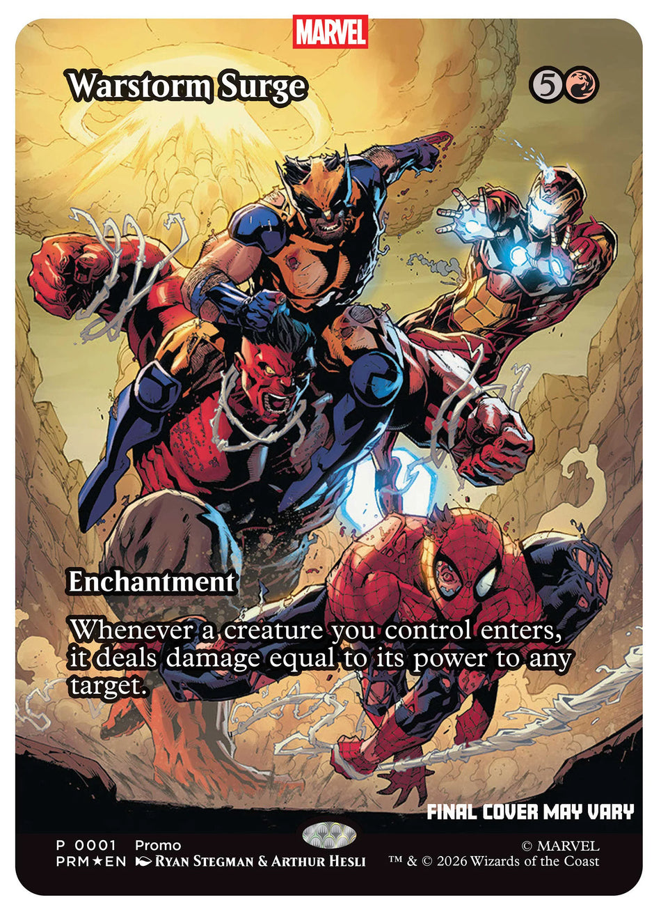 Avengers Armageddon #1 Ryan Stegman Magic the Gathering Variant 06/10/26