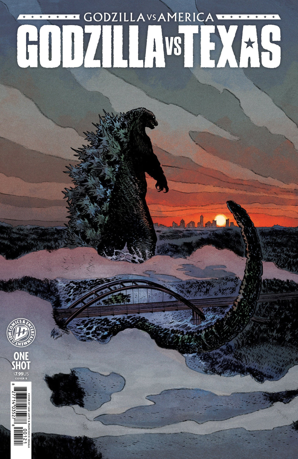 Godzilla vs. America Texas Variant B Lotfi 05/13/26