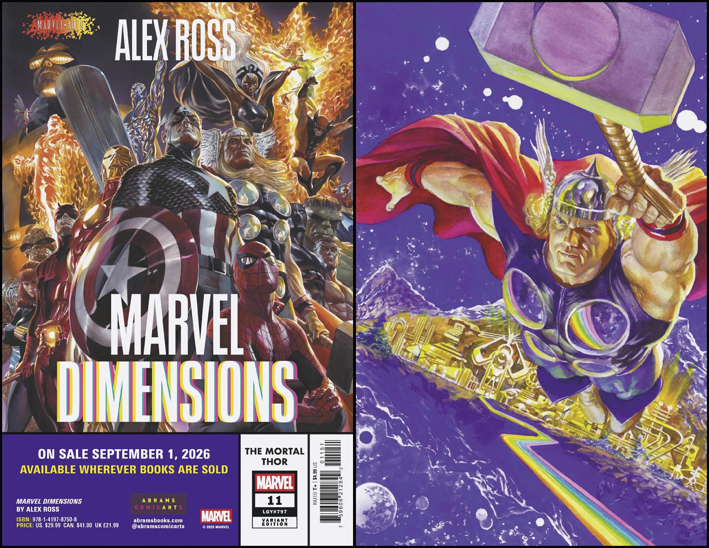 Mortal Thor #11 Alex Ross Marvel Dimensions Variant 06/10/26