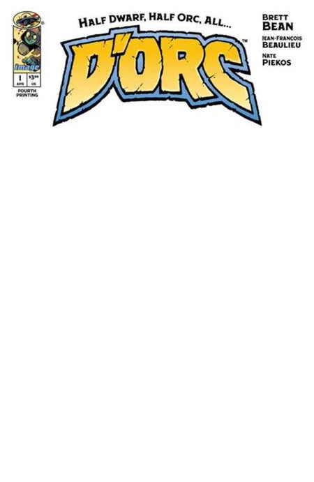 Dorc #1 4th Print CVR B Blank Sketch Variant 04/08/26