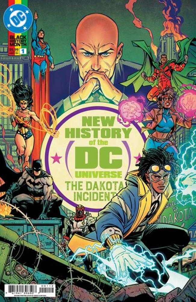 New History of the DC Universe the Dakota Incident #1 One Shot 2nd Print CVR A Diego Olortegui 04/22/26