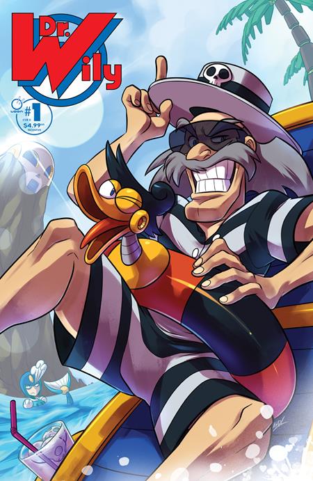 DR WILY #1 ONE SHOT CVR D INC 1:5 ANDREW DICKMAN VAR