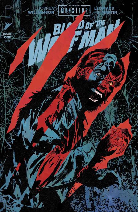 UNIVERSAL MONSTERS BLOOD OF THE WOLF MAN #1 CVR I MICHAEL WALSH DIE CUT FOIL REVEAL VAR (OF 4)