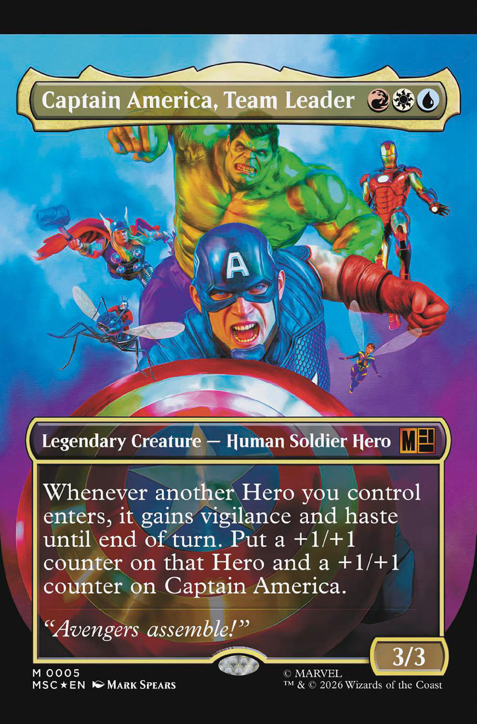 CAPTAIN AMERICA #12 CLASSIFIED ARTIST MAGIC THE GATHERING CVR ARM CVR C