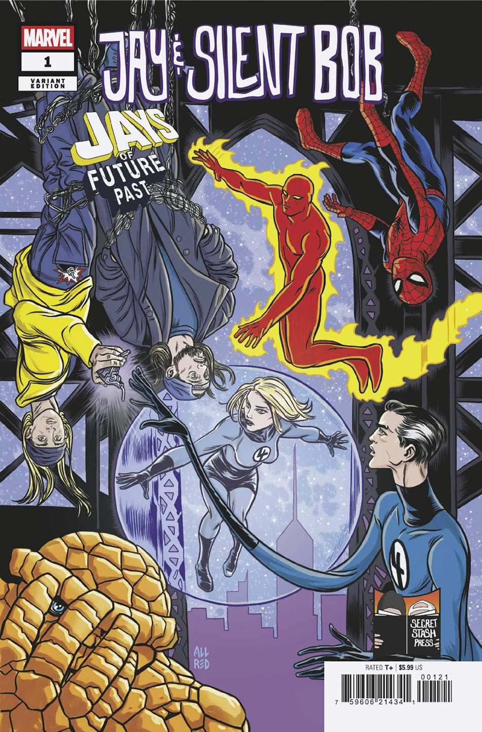 Jay & Silent Bob Jays of Future Past #1 Michael Allred Variant 06/10/26