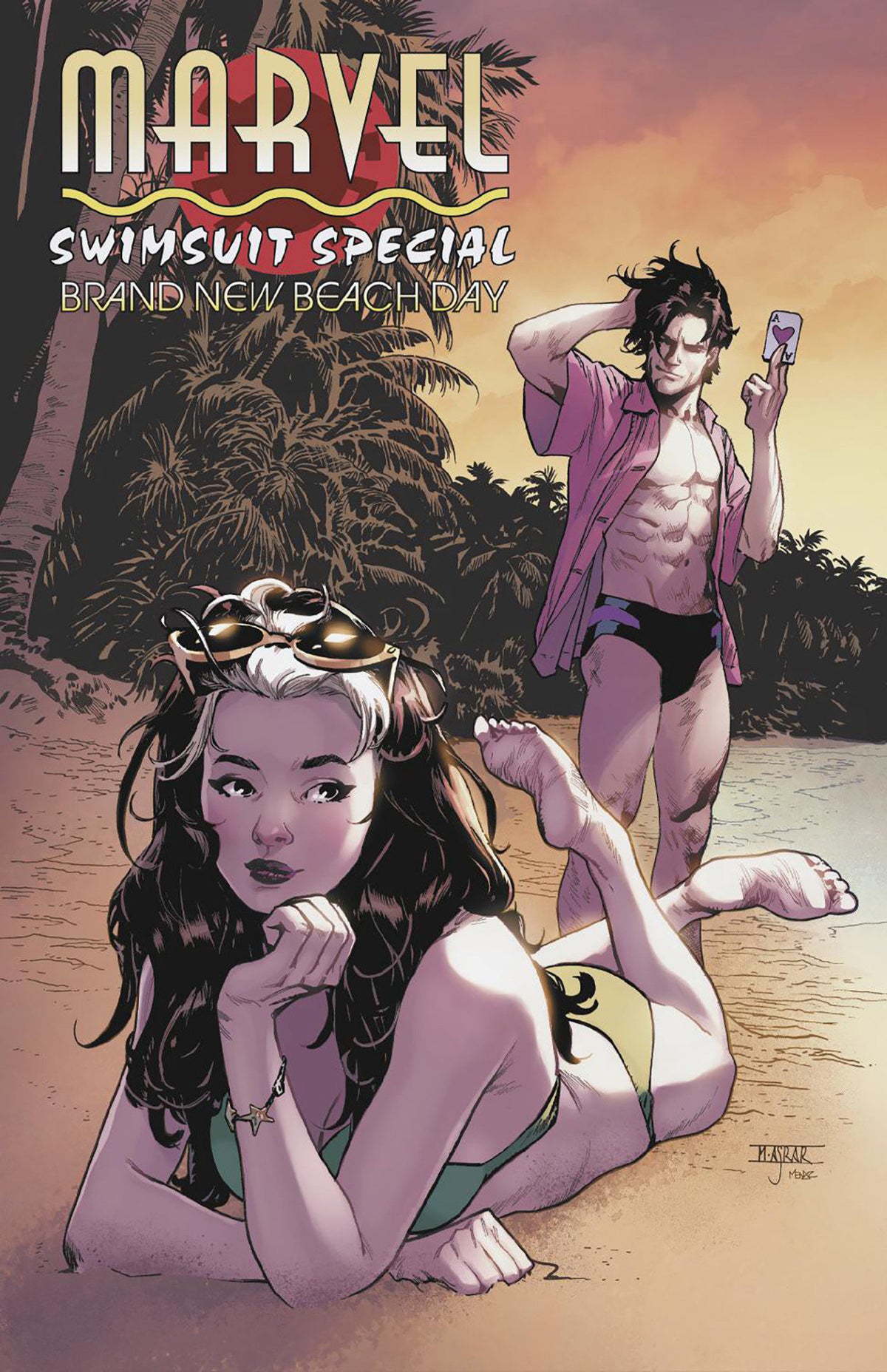 MARVEL SWIMSUIT SPECIAL BRAND NEW BEACH DAY #1 MAHMUD ASRAR FOIL VAR CVR B