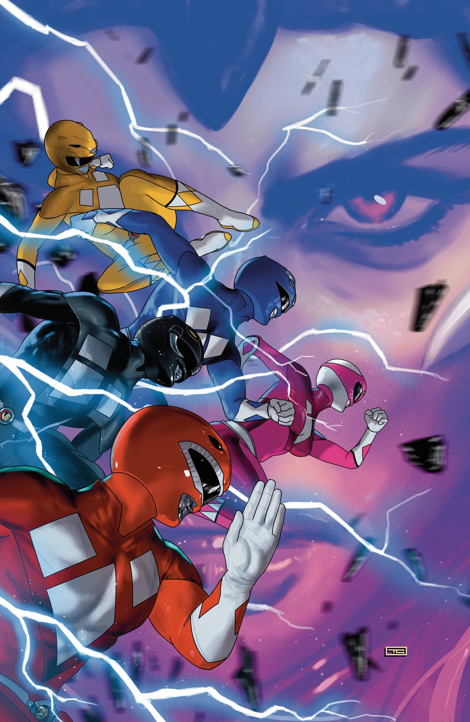 Mighty Morphin Power Rangers 2026 #1 G 1:20 Variant Edition Variant Full Art, Clarke 06/03/26