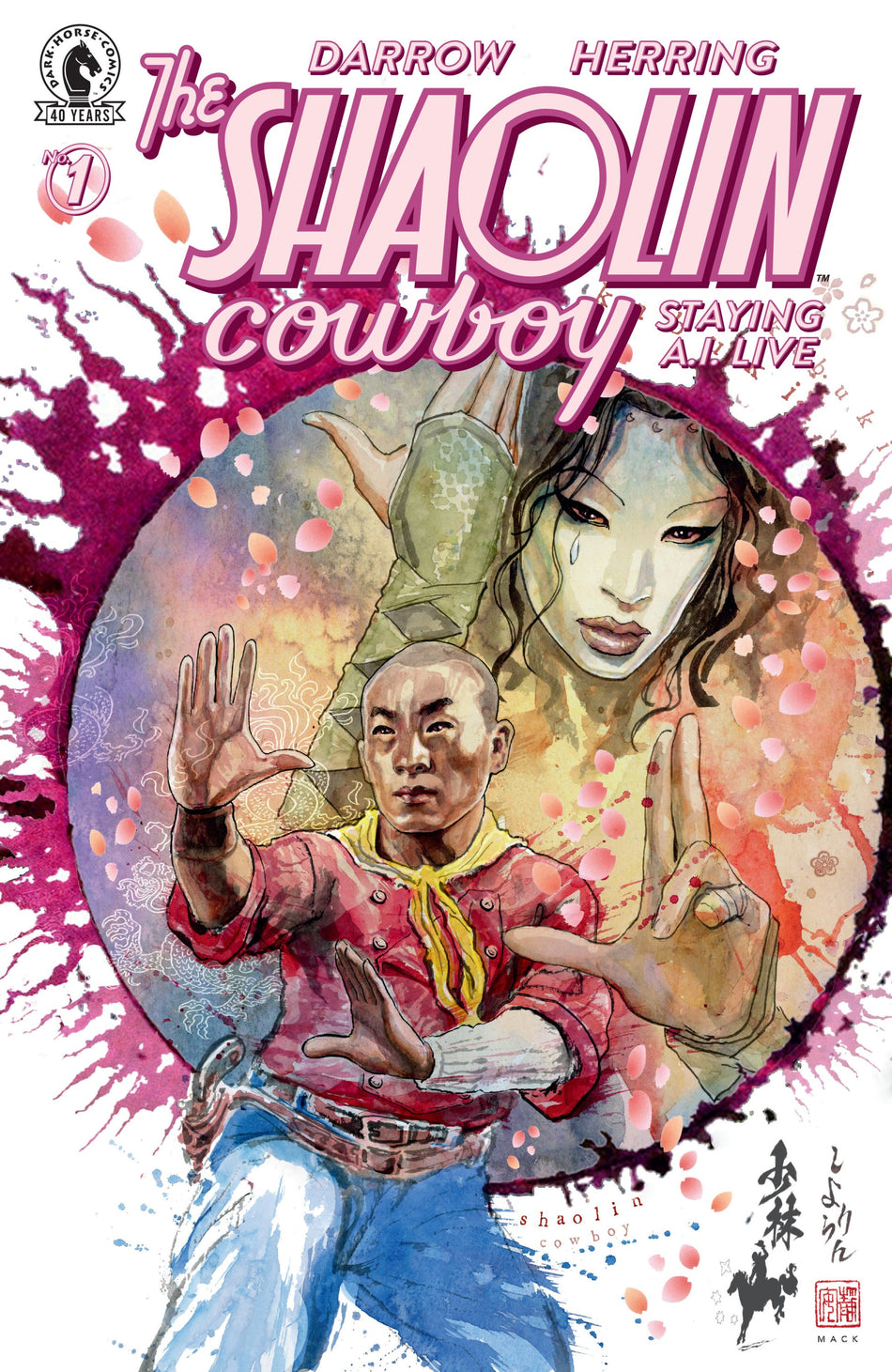 SHAOLIN COWBOY STAYING AILIVE #1 CVR E DAVID MACK