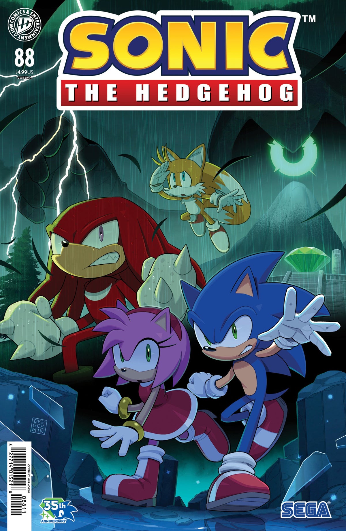 SONIC THE HEDGEHOG #88 COVER A KIM CVR A