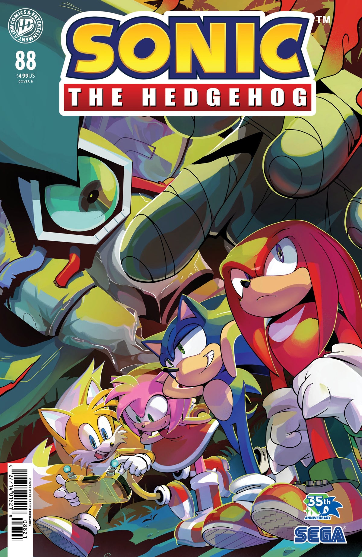 SONIC THE HEDGEHOG #88 VAR B RICHARDS CVR B