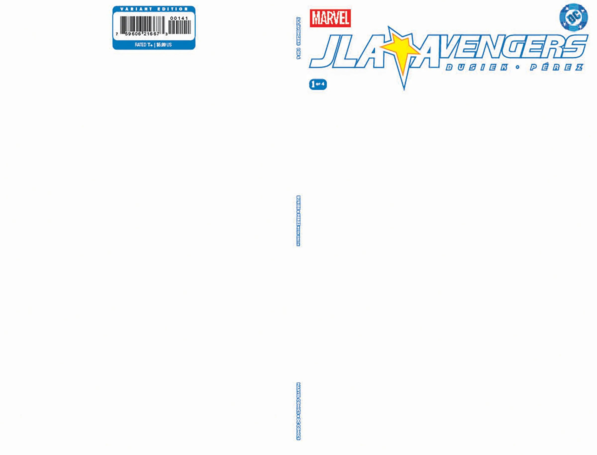 JLA/Avengers #1 Facsimile Edition Blank CVR Variant 05/27/26