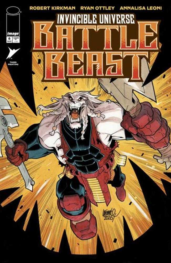 Battle Beast #6 3rd Print 05/20/26