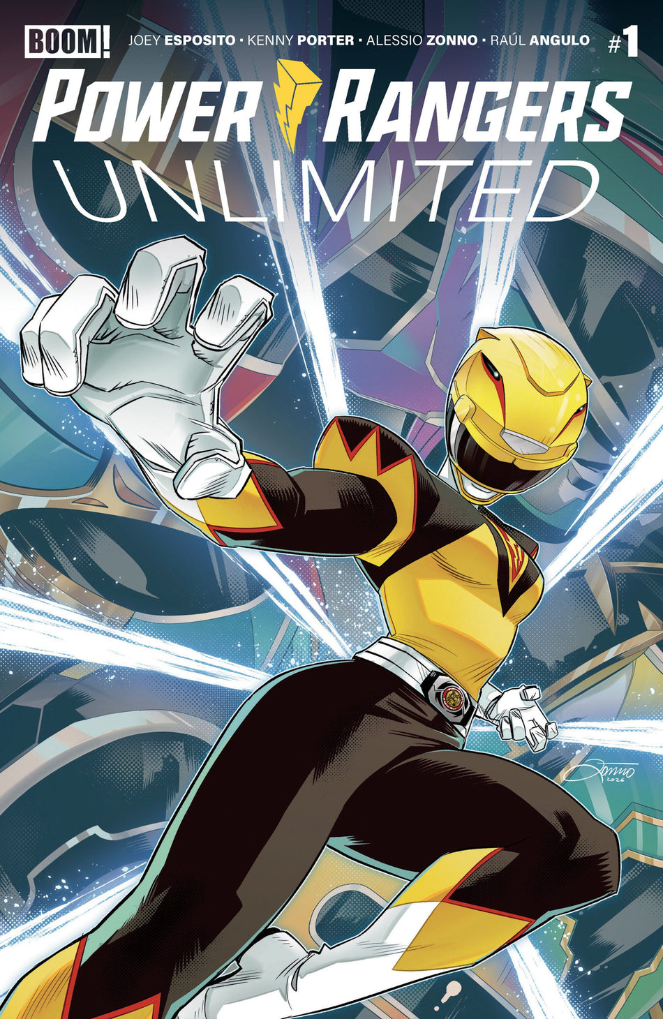 POWER RANGERS UNLIMITED #1 A MAIN DRESSED ZONNO CVR A