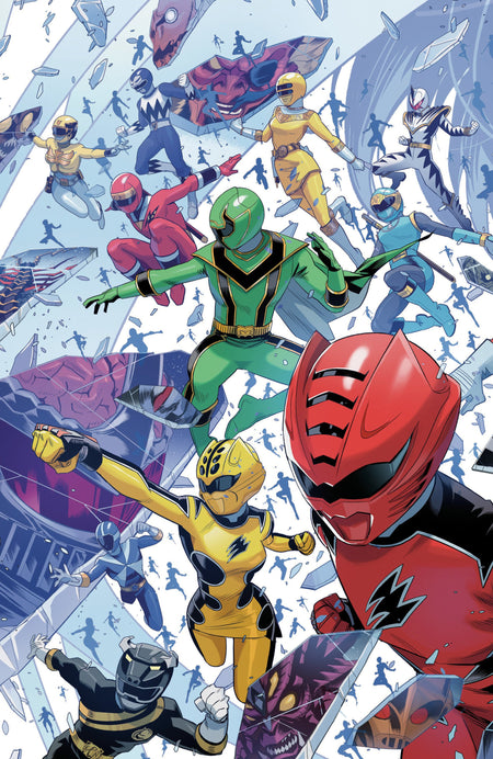 POWER RANGERS UNLIMITED #1 C EVERY RANGER EVER CARDSTOCK CONNECTING VAR FULL ART ZONNO CVR C