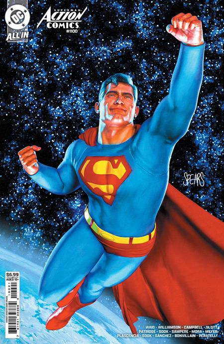 ACTION COMICS #1100 CVR B MARK SPEARS CARD STOCK VAR DC K.O.