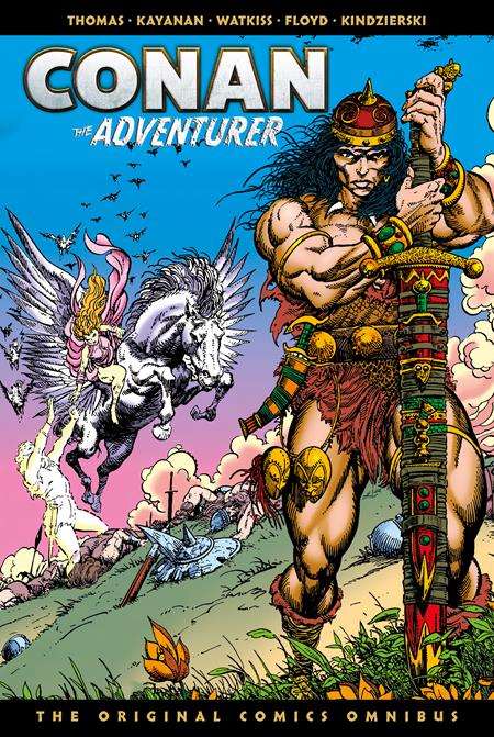 CONAN THE ADVENTURER THE ORIGINAL YEARS OMNIBUS HC VOL 01 DIRECT MARKET EDITION RAFAEL KAYANAN CVR