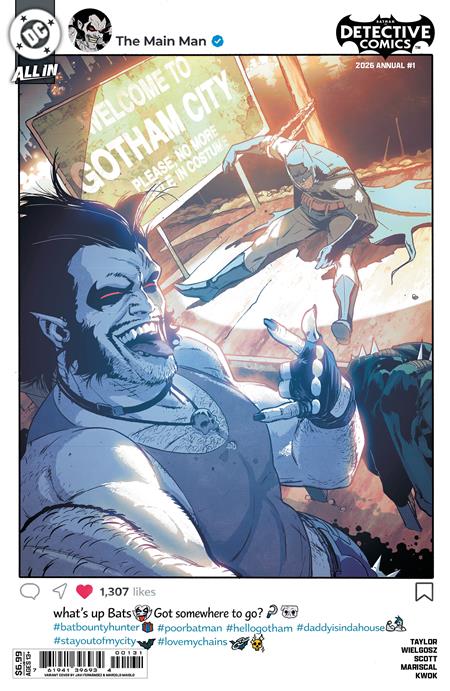 DETECTIVE COMICS 2026 ANNUAL #1 ONE SHOT CVR C JAVIER FERNANDEZ CARD STOCK VAR