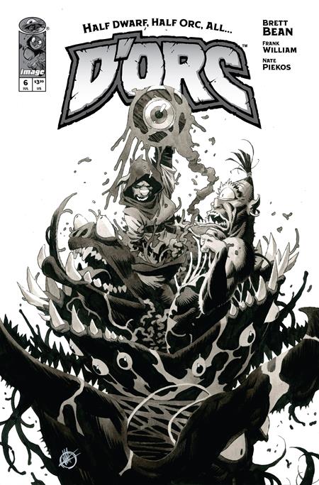 DORC #6 CVR D INC 1:50 MATTEO SCALERA B&W VAR