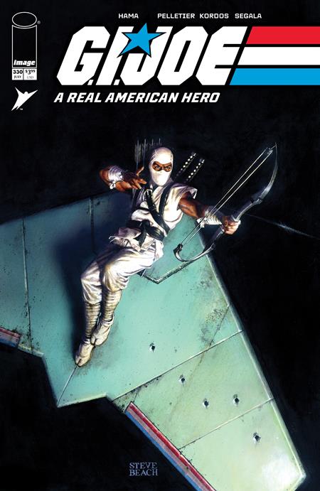 GI JOE A REAL AMERICAN HERO #330 CVR C STEVE BEACH GEARS OF JOE VAR 1:10 *TOMB RAIDER*
