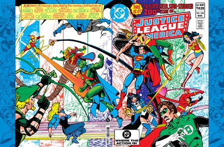 JUSTICE LEAGUE OF AMERICA #200 FACSIMILE EDITION CVR A GEORGE PEREZ