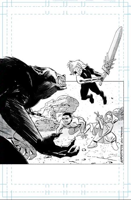 LOST FANTASY #12 CVR D INC 1:50 ALEX DIOTTO VIRGIN RAW ART VAR