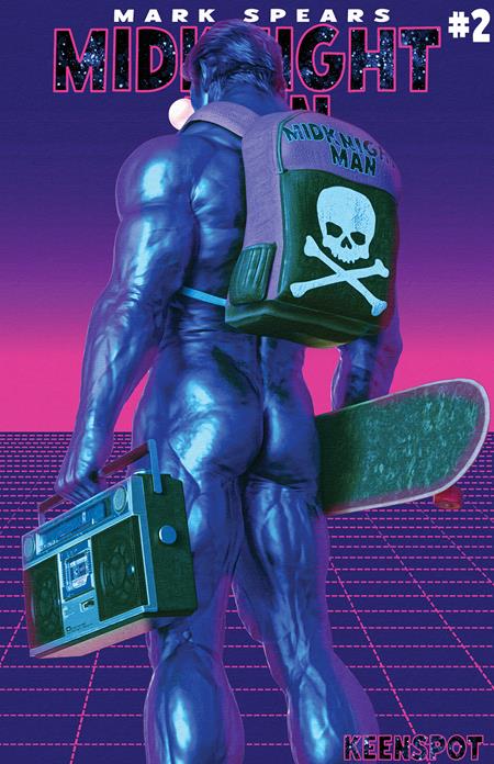 MARK SPEARS MIDKNIGHT MAN #2 CVR E MARK SPEARS ELECTRIC BLUE VAR