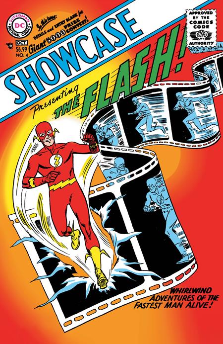 SHOWCASE #4 FACSIMILE EDITION CVR C CARMINE INFANTINO FOIL VAR