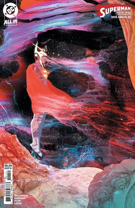 SUPERMAN ANNUAL YEAR ONE THOUSAND #1 ONE SHOT CVR E ALEX ECKMAN-LAWN CARD STOCK VAR DC K.O.