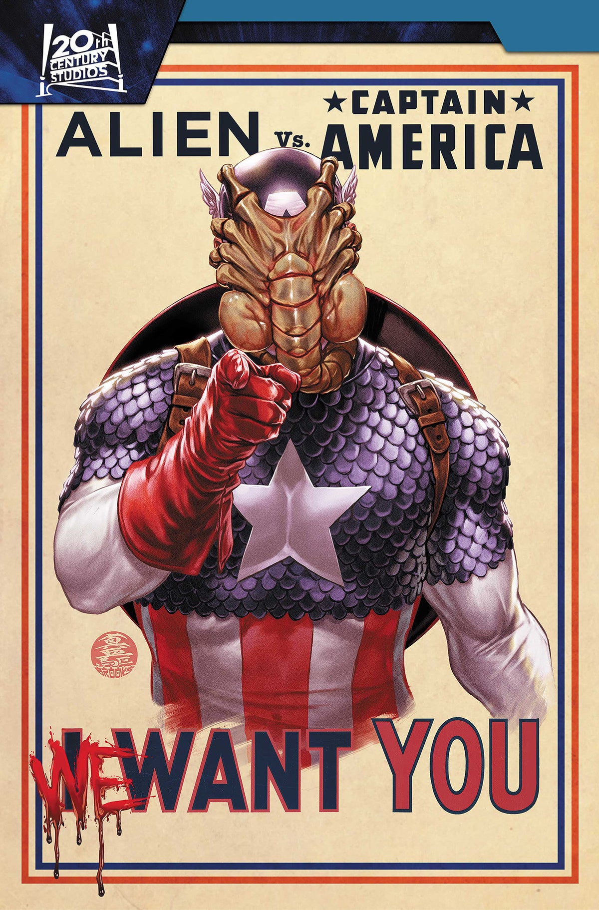 ALIEN VS CAPTAIN AMERICA TP VOL 01
